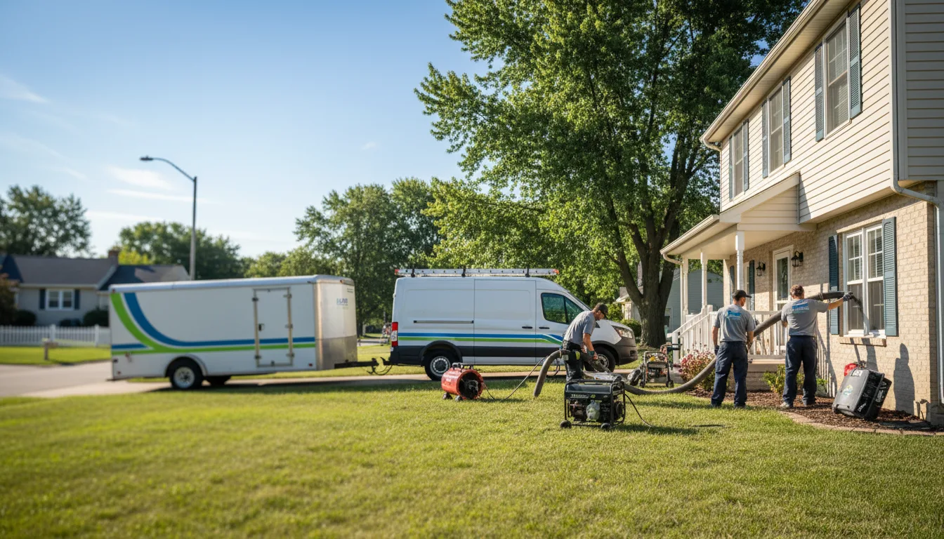 Flooded Basement Restoration And Cleanup With Repair in Grove City, MN near me